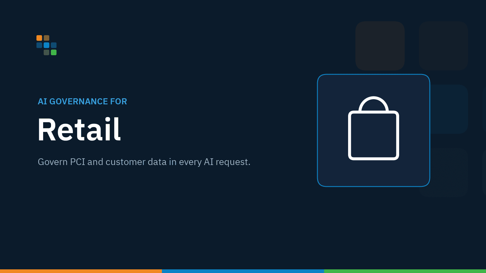 Governed AI control plane for retail routing prompts through classification, policy, and audit.