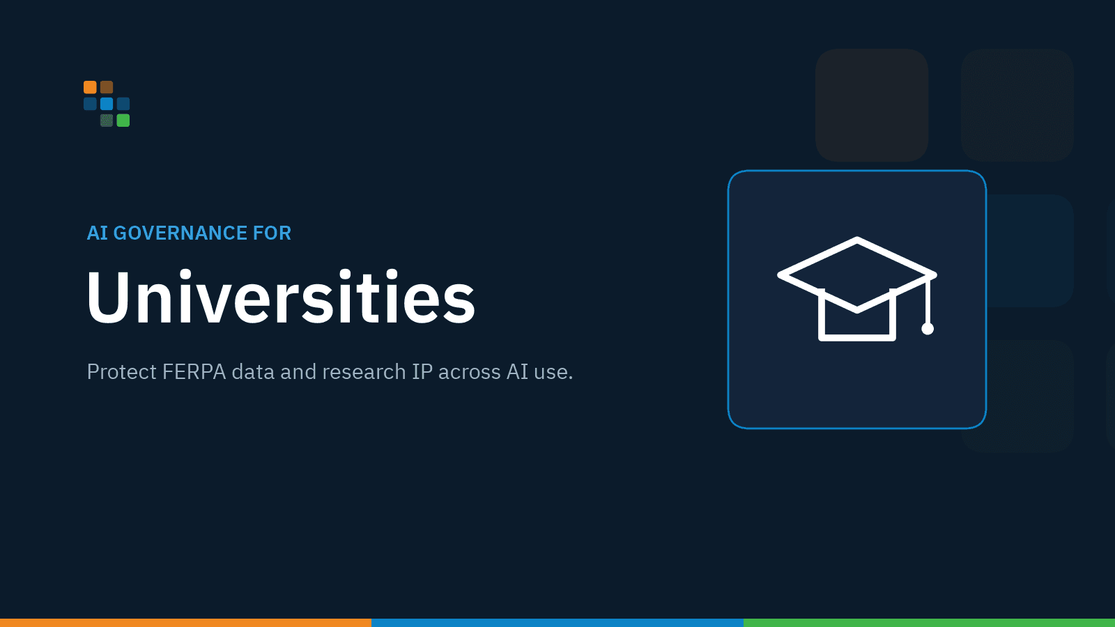 Governed AI control plane for universities routing prompts through classification, policy, and audit.
